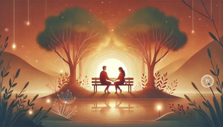 Couple spending time together
